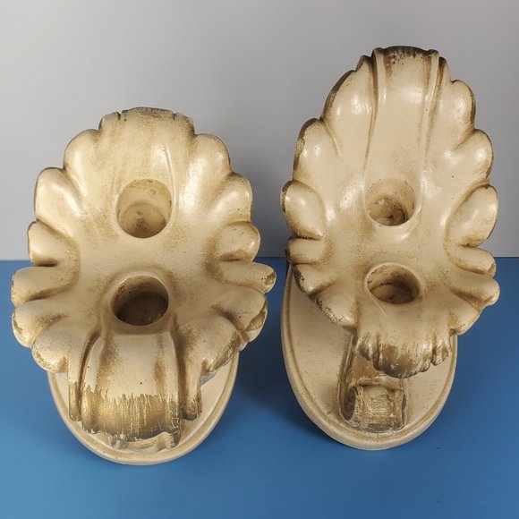 Two Circa 1957 Chicago Double Candle Stick Holders Chicago Universal Statuary - Picture 4 of 15